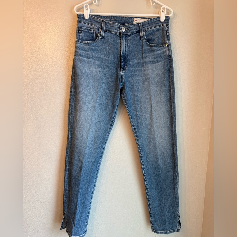 Ag Adriano Goldschmied High Rise Stevie Ankle Jeans